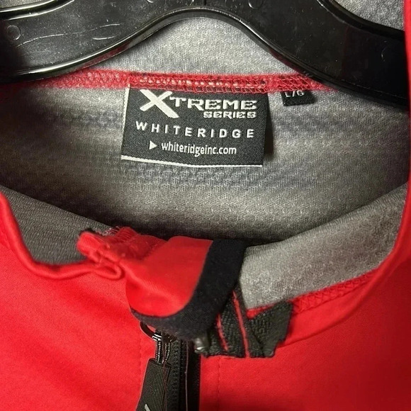 WHITERIDGE Ladies size large performance, soft Shell red lightweight jacket . - Picture 6 of 13
